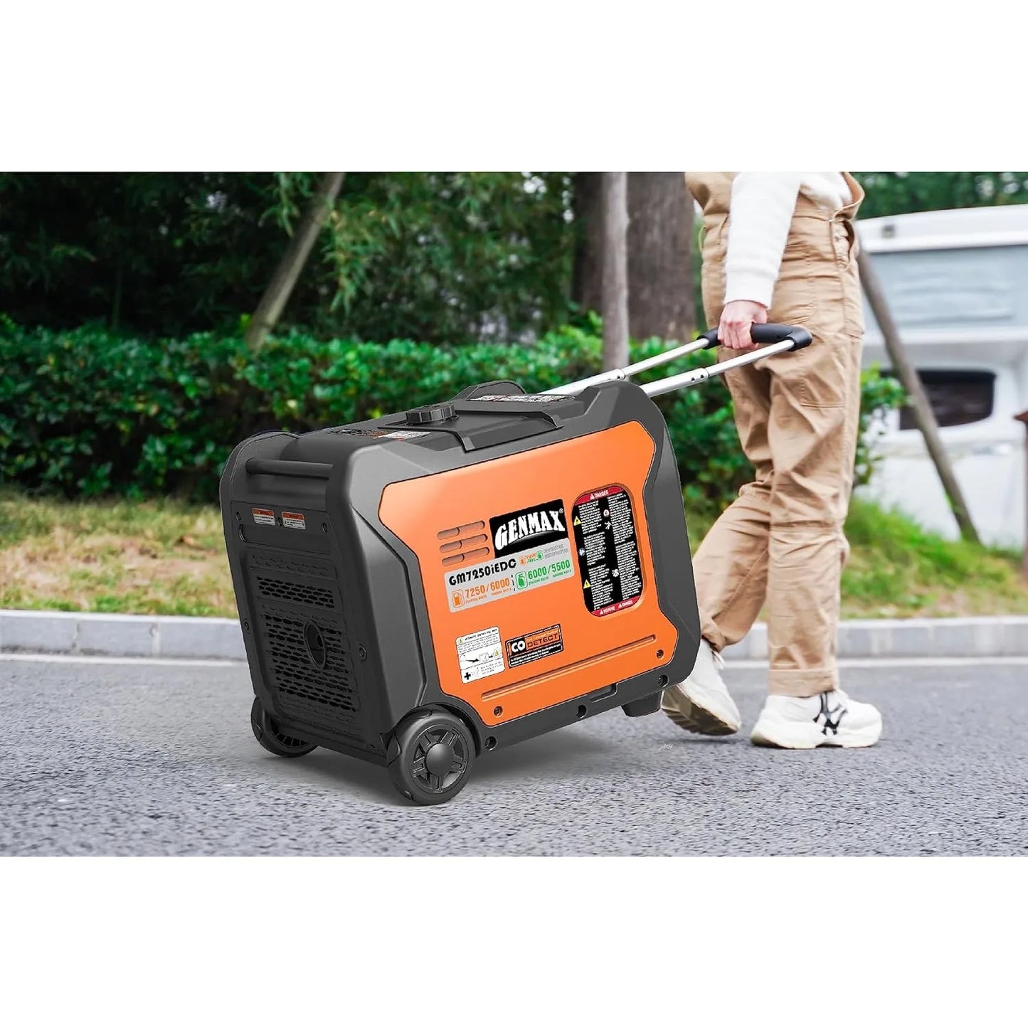 Portable Inverter Generator, 7250W Quiet Dual Fuel Portable Engine w/ Parallel Capability, Remote/Electric Start