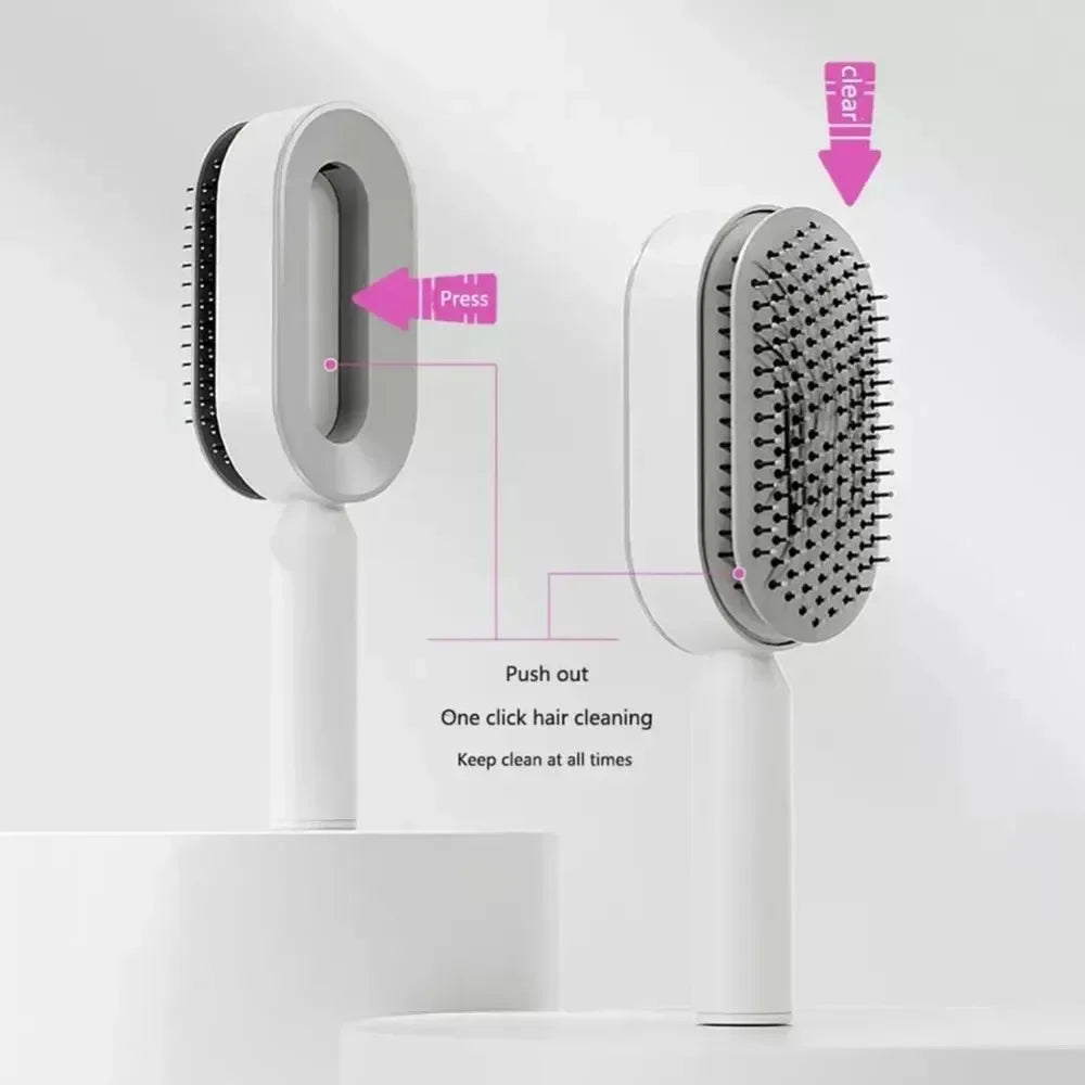 Self Cleaning Hair Brush 3D Air Cushion Massage Comb Airbag Massage